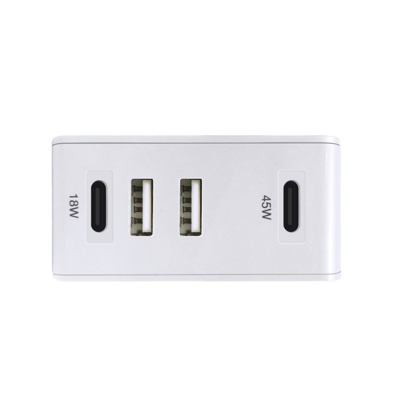 63W Dual Type-C PD Travel Charger Adapter with 2 USB-C PD & USB 3.0, Mobile Phone Accessories,multiple port usb charging station