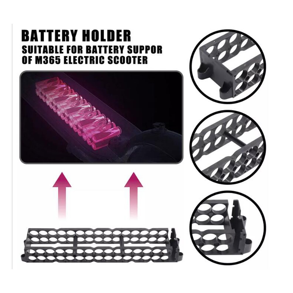 30 Grids ABS Plastic 18650 Standard Battery Holder for Xiaomi M365 Electric Scooter Anti Vibration Case Bracket Accessories