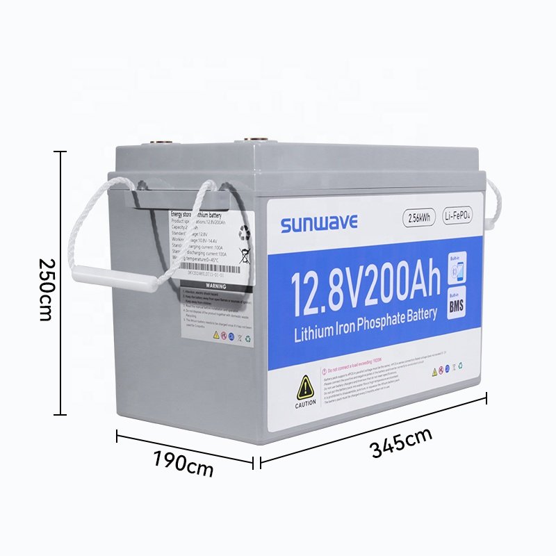 12V 50Ah 100Ah Lithium Ion Phosphate Batteries 20Ah 50Ah 200Ah 250Ah Solar Lifepo4 24v 12.8V Lithium Iron Phosphate Battery BMS