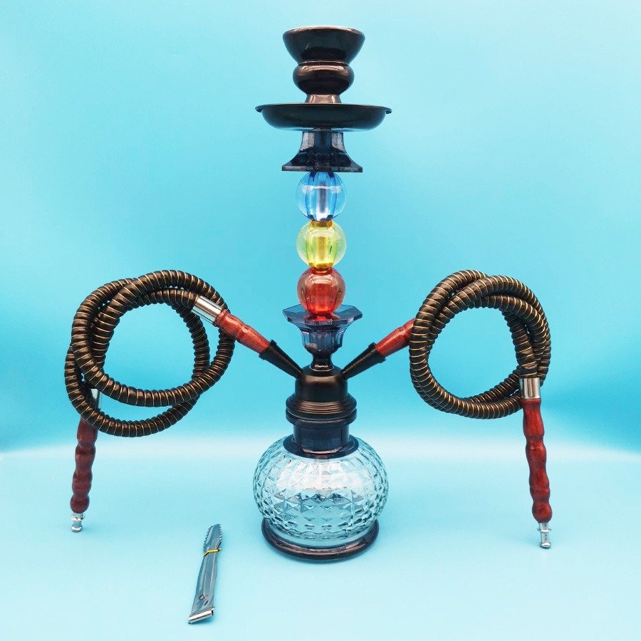 Electric Hookah 2 Hose Hookah Set Flavor Premium Turkish Big Waterproof Shisha Hookah Set Accessories