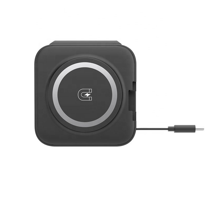 Top Selling Products 2024 Phones Charger Portable Charger With Built-in Retractable Cable Stretchable Magnetic Wireless Charger