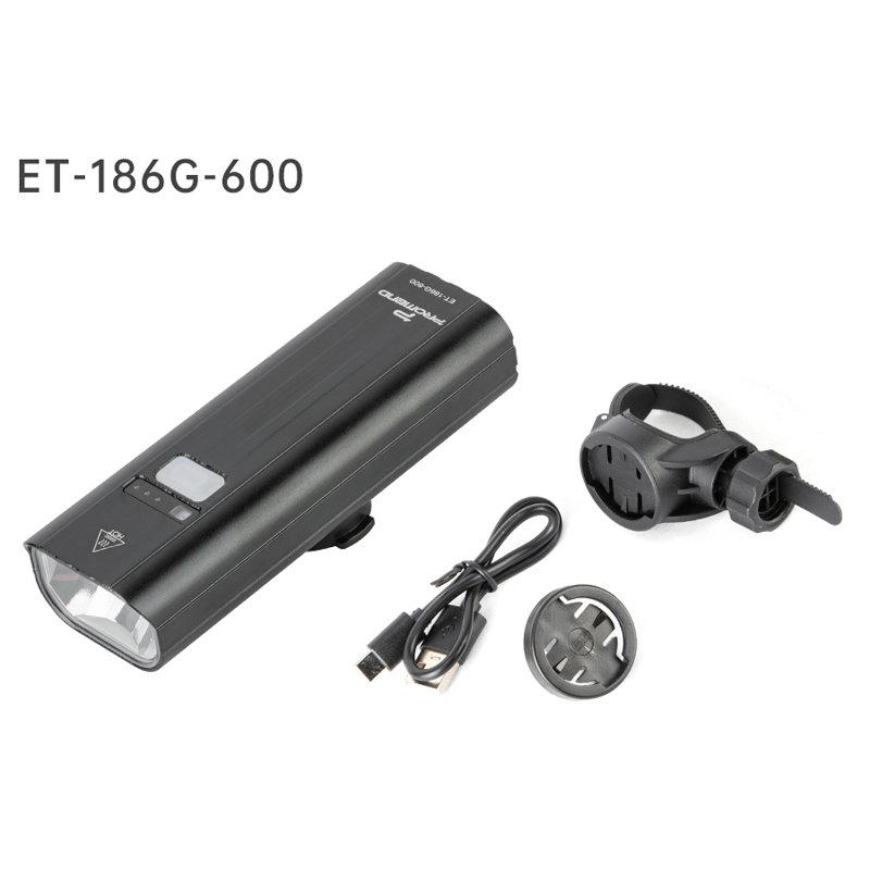 Promend 600 Lumen Bicycle Light Rechargeable Aluminum Body Usb Safty Flash Led Head Cycling Front Light Bike Accessories