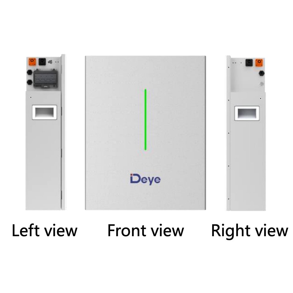 Deye 10KWH WALL MOUNTING LIFEPO4 BATTERY RW-F10.2 for residential energy storage solution