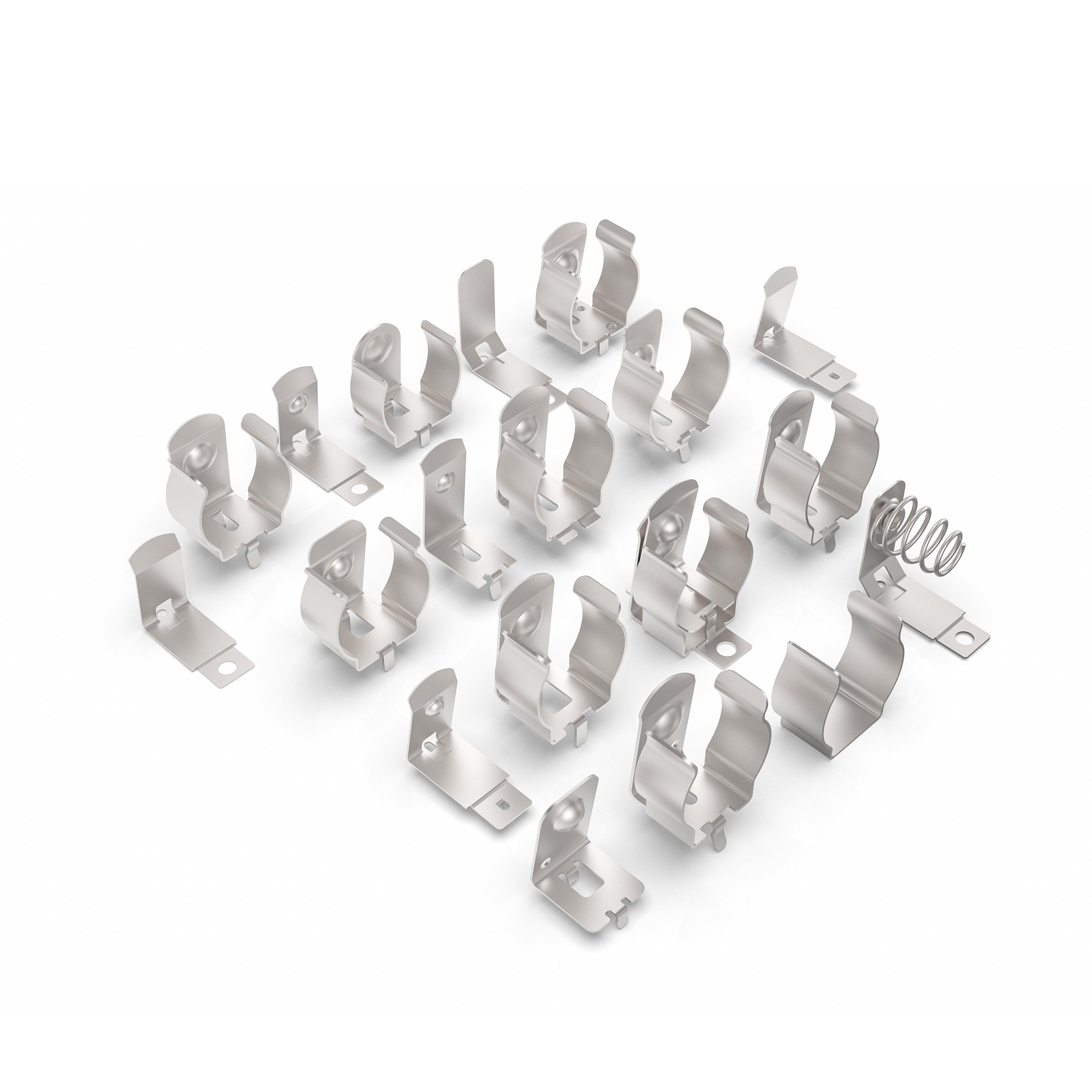 Factory Direct Sale Hardware Conductive Fixing Seat 3 Battery Connection Seat Battery Clip 5 Battery Clip