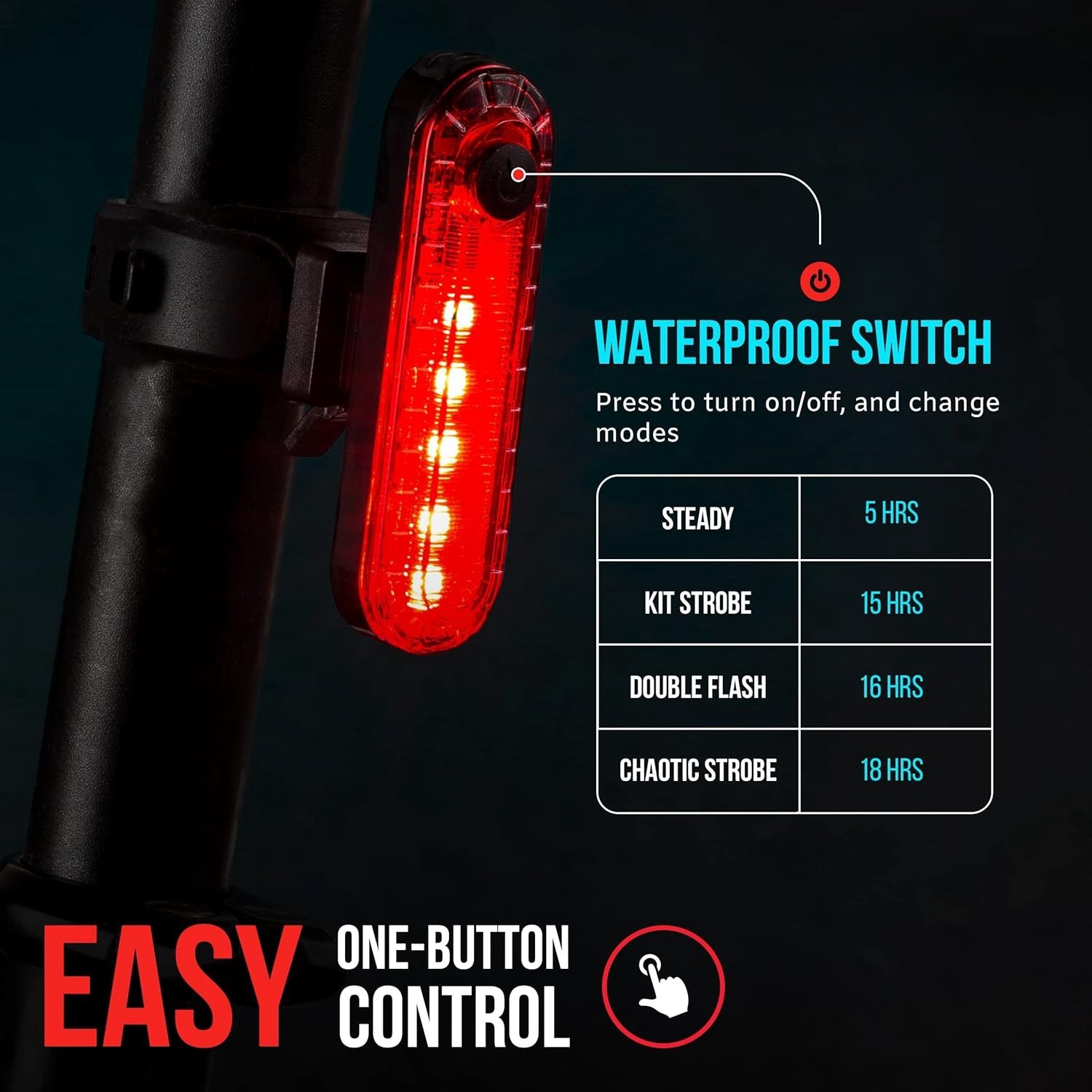 Fahrradlicht Bike Tail Light Bicycle Lamps MTB Road Safety Warning Rear Light Rechargeable LED Bike Cycling Rear Light Accessory