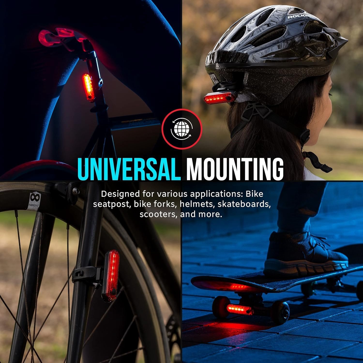 Fahrradlicht Bike Tail Light Bicycle Lamps MTB Road Safety Warning Rear Light Rechargeable LED Bike Cycling Rear Light Accessory