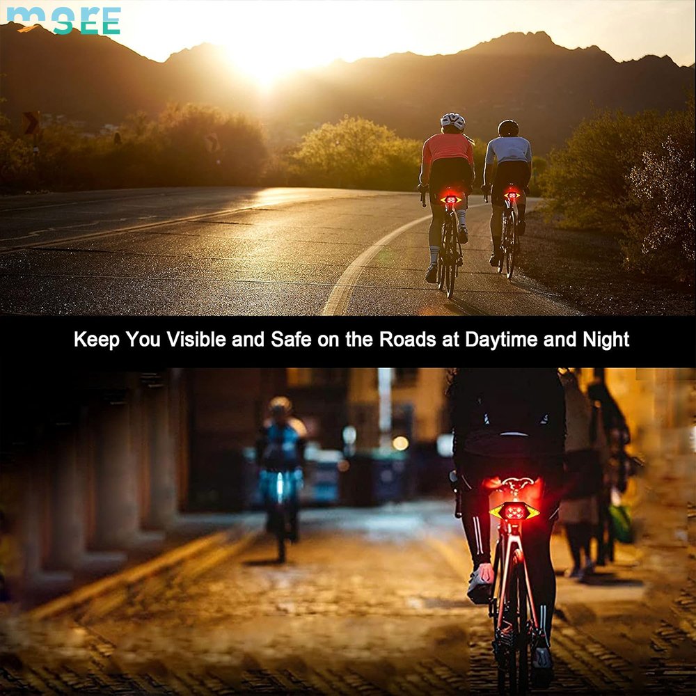 SeeMore Brand Rechargeable USB 4 Modes Waterproof Bright Battery Powered Cycling Bike Parts Bicycle Light