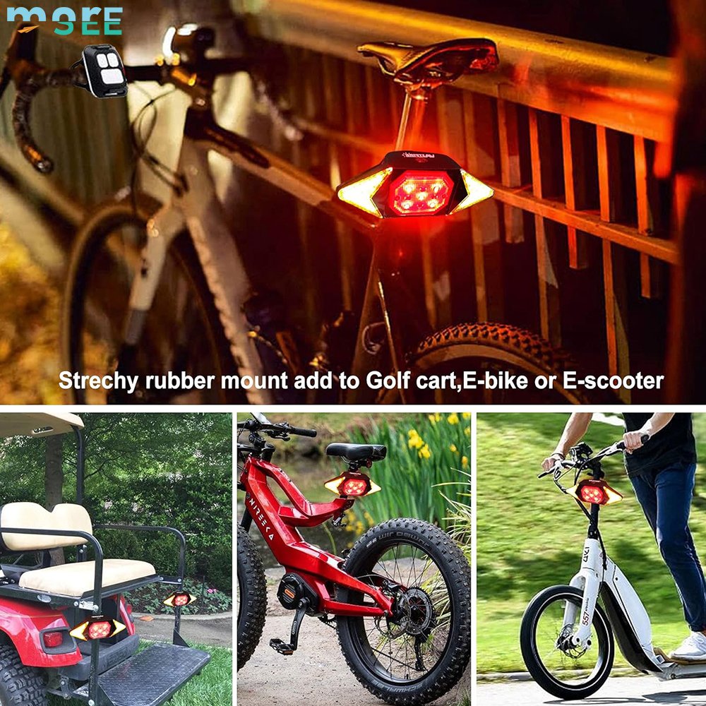 SeeMore Brand Rechargeable USB 4 Modes Waterproof Bright Battery Powered Cycling Bike Parts Bicycle Light