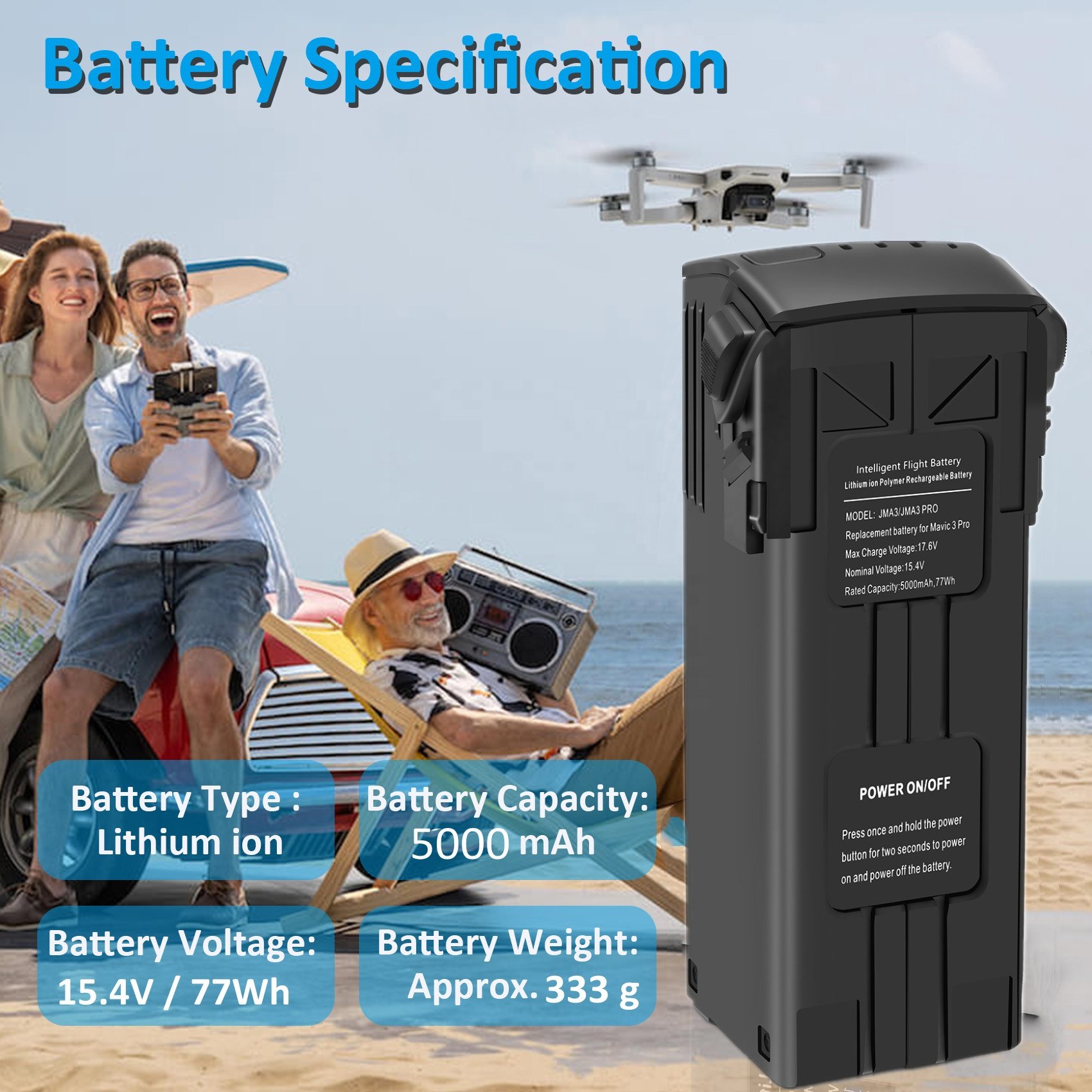 Drone Battery For Mavic 3 Series / 3Pro / Mavic3 Enterprise Series / Mavic 3 Pro Cine Intelligent Flight Battery UAV Accessories