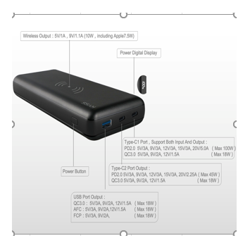 High Quality Portable Laptop Power Supply Hot Selling ABS Li-Ion Battery Premium Product