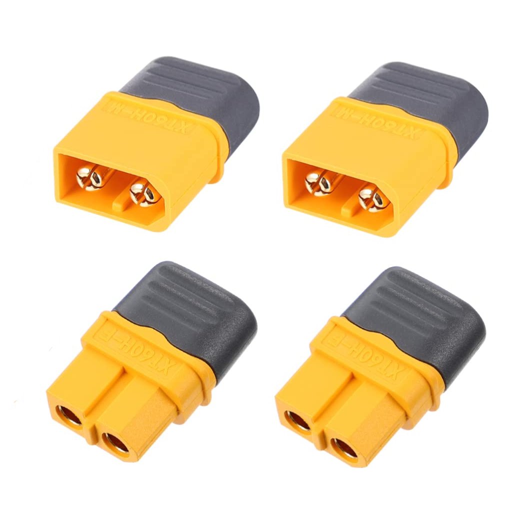 XT60H Male and Female Connector Cable XT60 Gold-plated Plug with protective sheath housing for Battery RC Accessory
