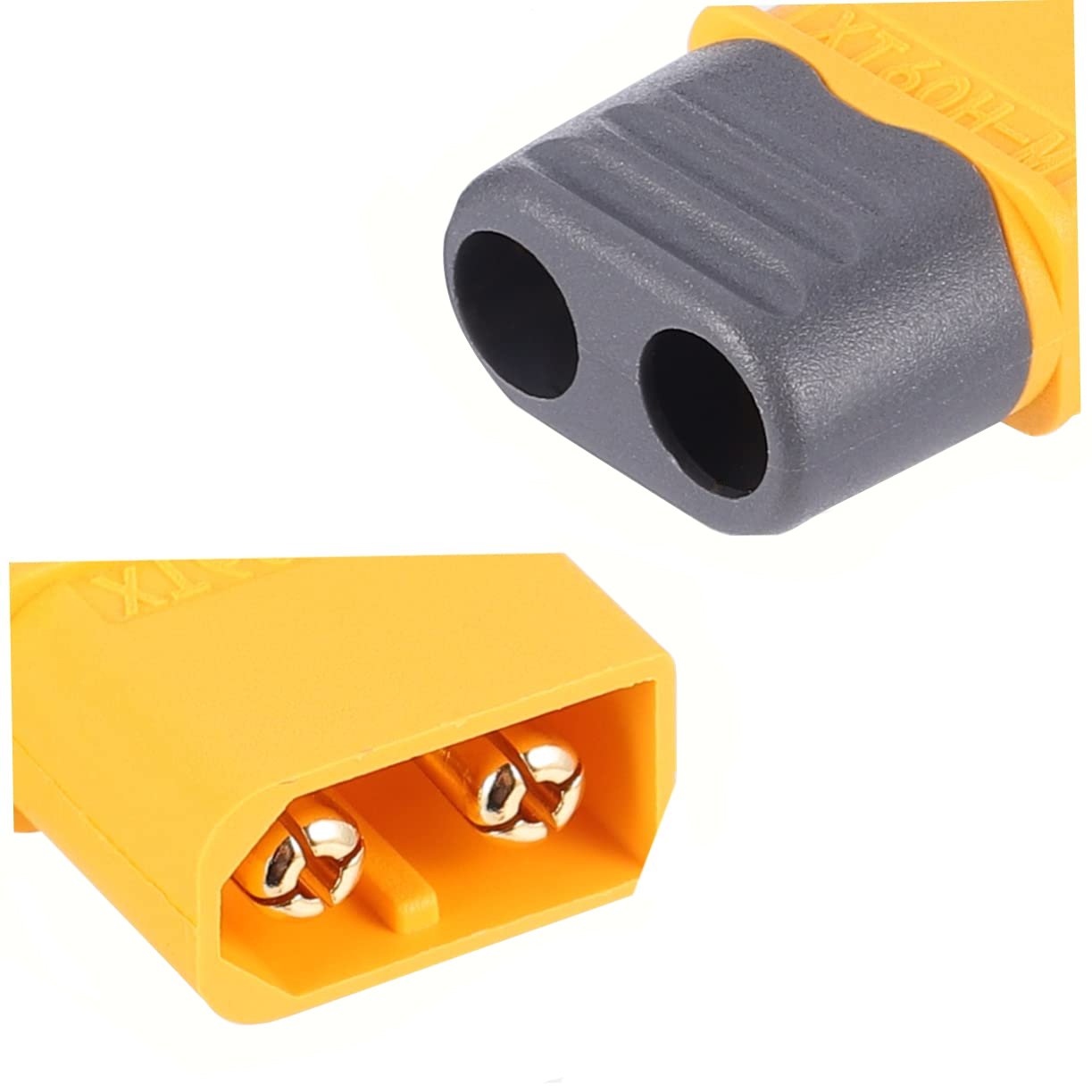 XT60H Male and Female Connector Cable XT60 Gold-plated Plug with protective sheath housing for Battery RC Accessory