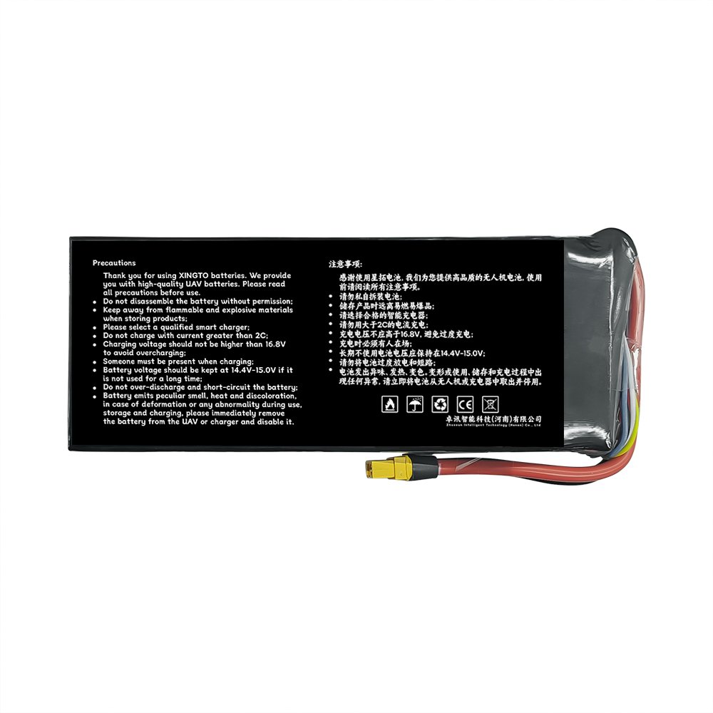 Factory Direct Sales XINGTO 4S 16AH 14.8V 270Wh/kg 10C Solid Sate Large load Drone/Aircraft Lithium Ion Battery
