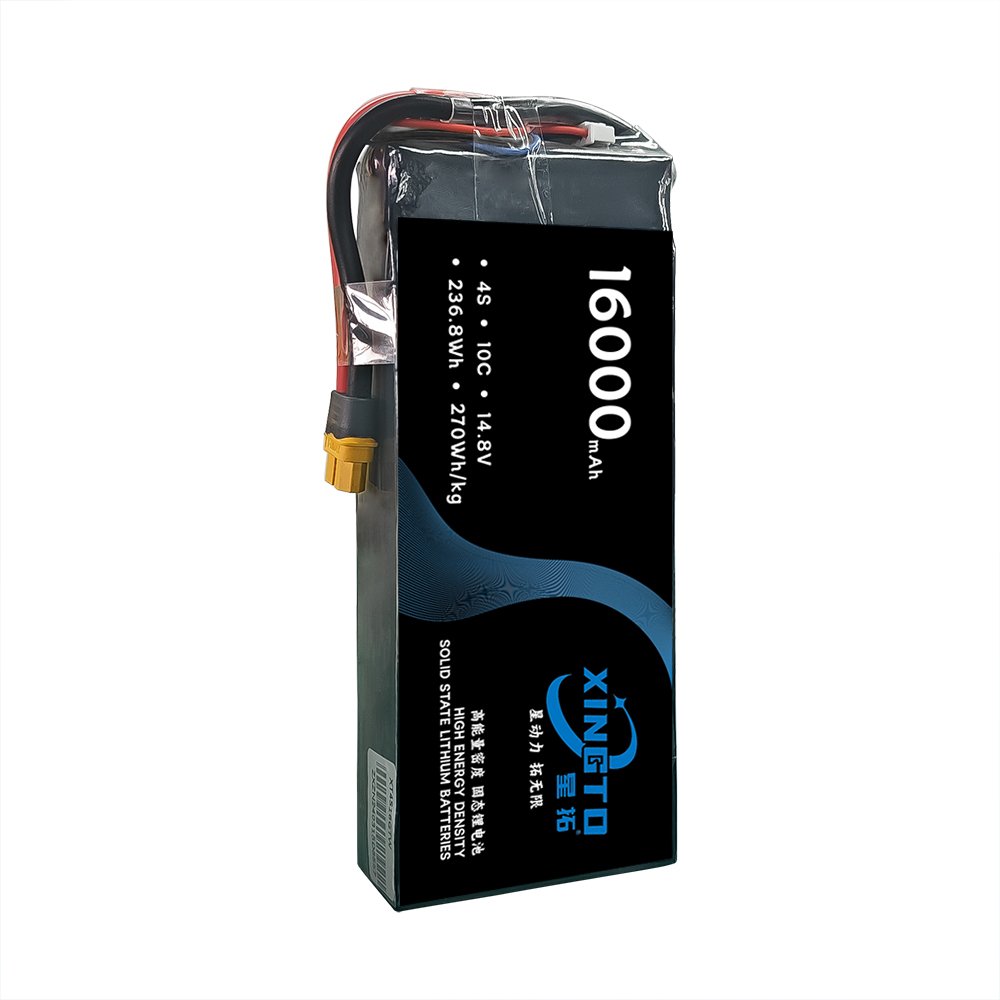 Factory Direct Sales XINGTO 4S 16AH 14.8V 270Wh/kg 10C Solid Sate Large load Drone/Aircraft Lithium Ion Battery