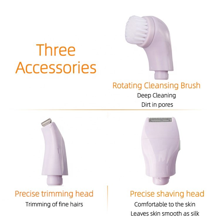 Custom Logo Mini Electric Eyebrow Trimmer Facial Hair Removal Shaver Portable Electric Shaver Hair Remover Epilator For Women