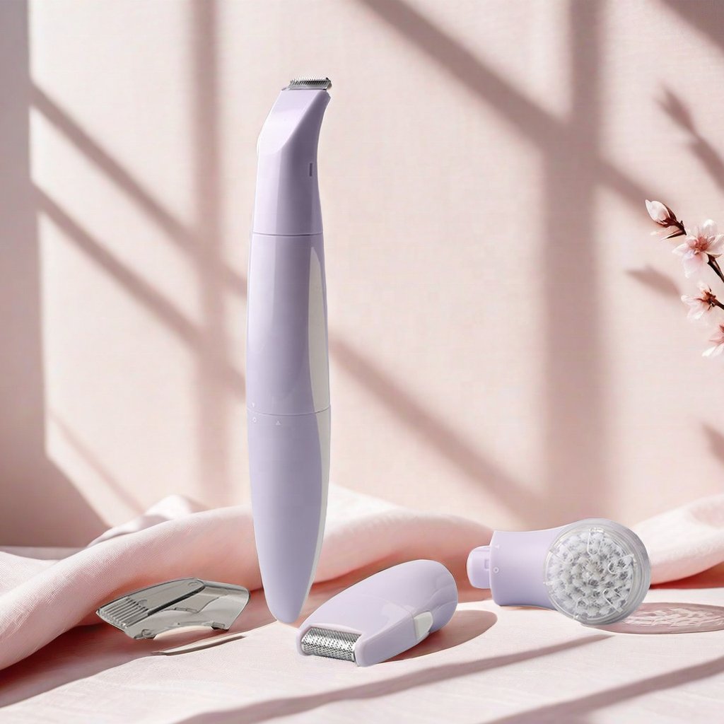 Custom Logo Mini Electric Eyebrow Trimmer Facial Hair Removal Shaver Portable Electric Shaver Hair Remover Epilator For Women