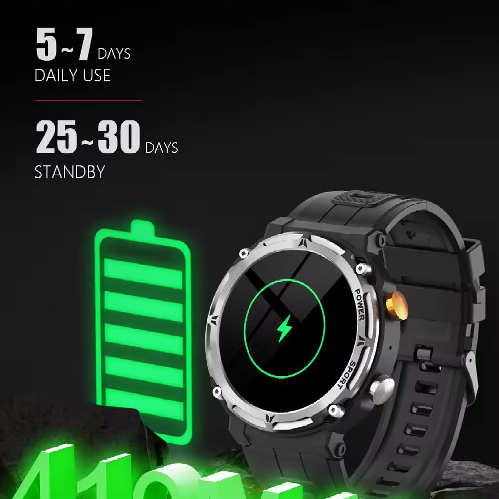2024 Latest C21 Pro BT Call Sports Smart Watch 410mAh Battery Smart Bracelet Suitable for Men Cheap Smart Watch