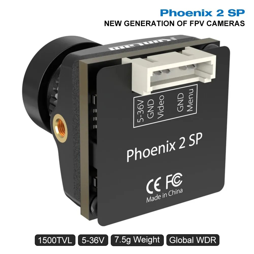 RunCam Phoenix 2 SP1500TVL Starlight Night Camera with 128 FOV Freestyle Camera Wide Dynamic Camera FPV Racing Drone Accessories