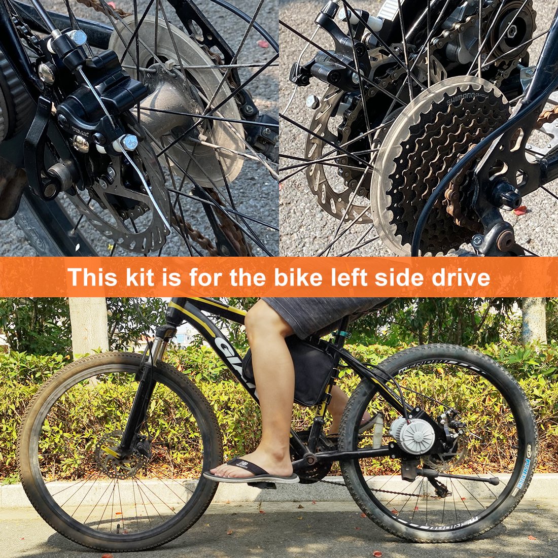 cheap DIY City eBike accessories parts 36V 450W bike conversion kit electric