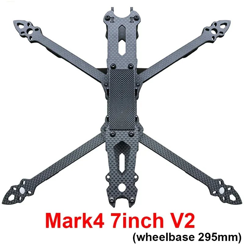 Mark4 V2 7" 8" 9" 10" Inch 3K Full Carbon Fiber FPV Racing Drone Frame 2807 3115 motor with Remote Control Drones Accessories