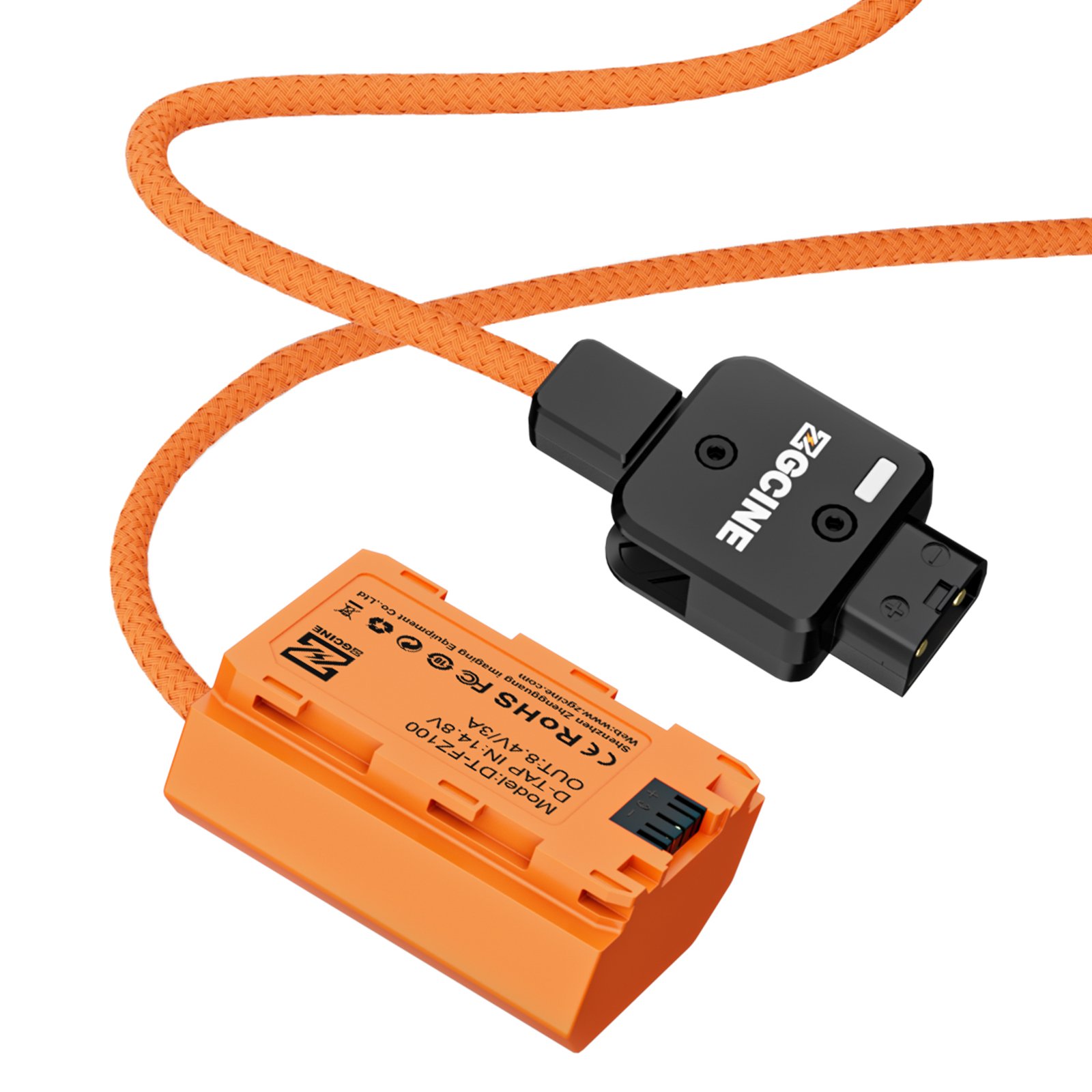 ZGCINE D-Tap to DT-FZ100 Dummy Battery Cable D-Tap to NP-FZ100 PD Dummy Battery Camera Accessories