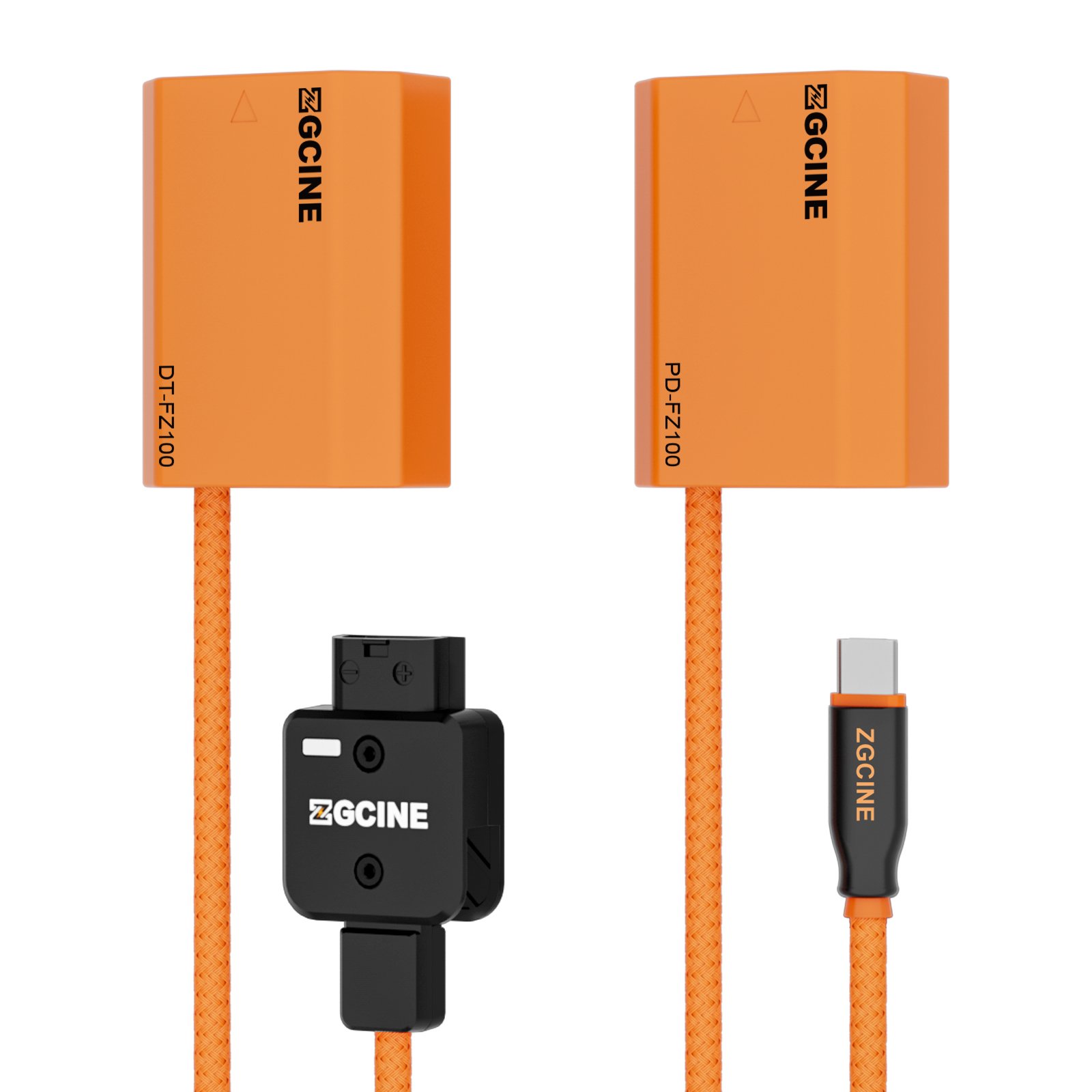 ZGCINE D-Tap to DT-FZ100 Dummy Battery Cable D-Tap to NP-FZ100 PD Dummy Battery Camera Accessories