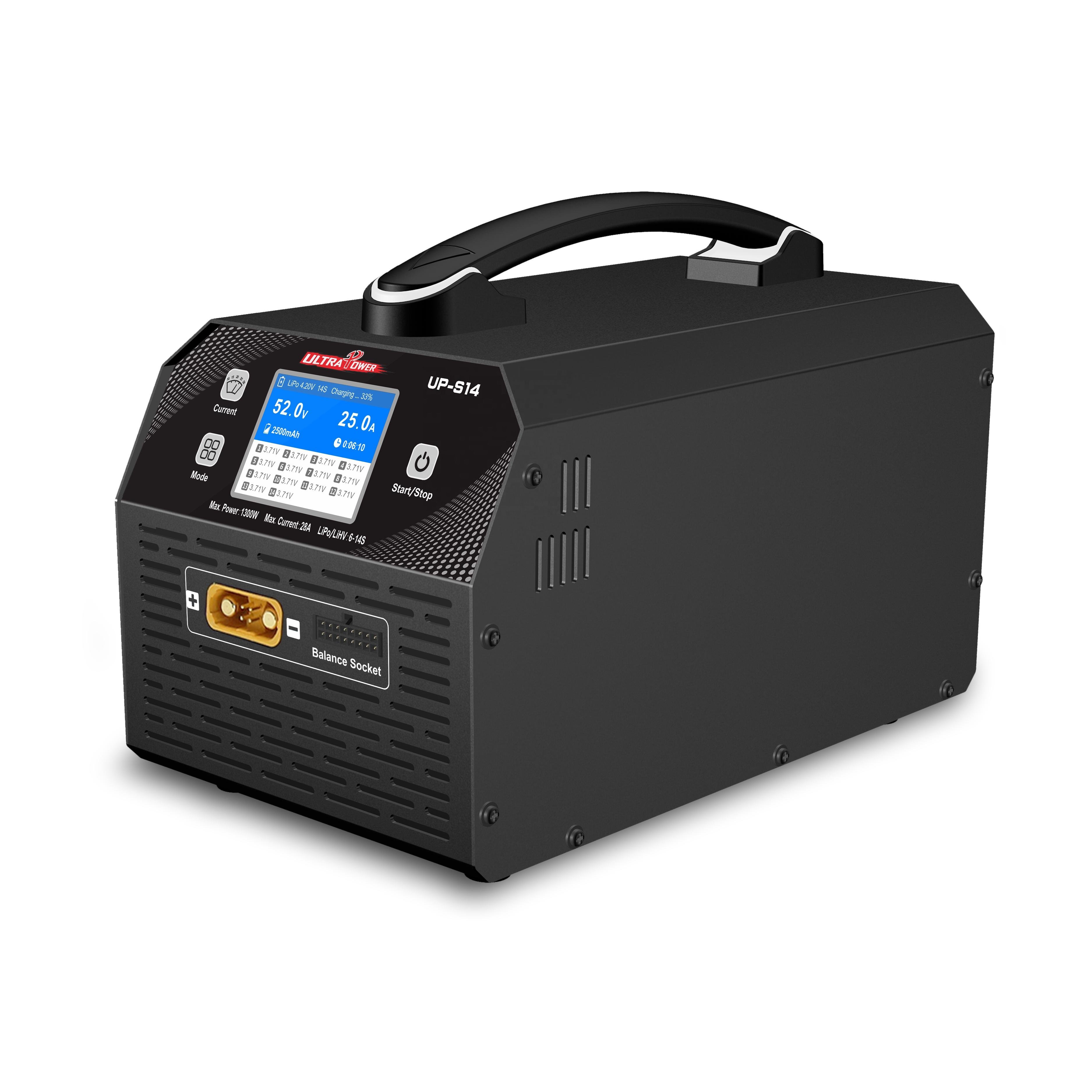 Ultra Power 1300W 28A Single Channel UP-S14S LiPo LiHv Battery Agricultural Drone Battery Charger