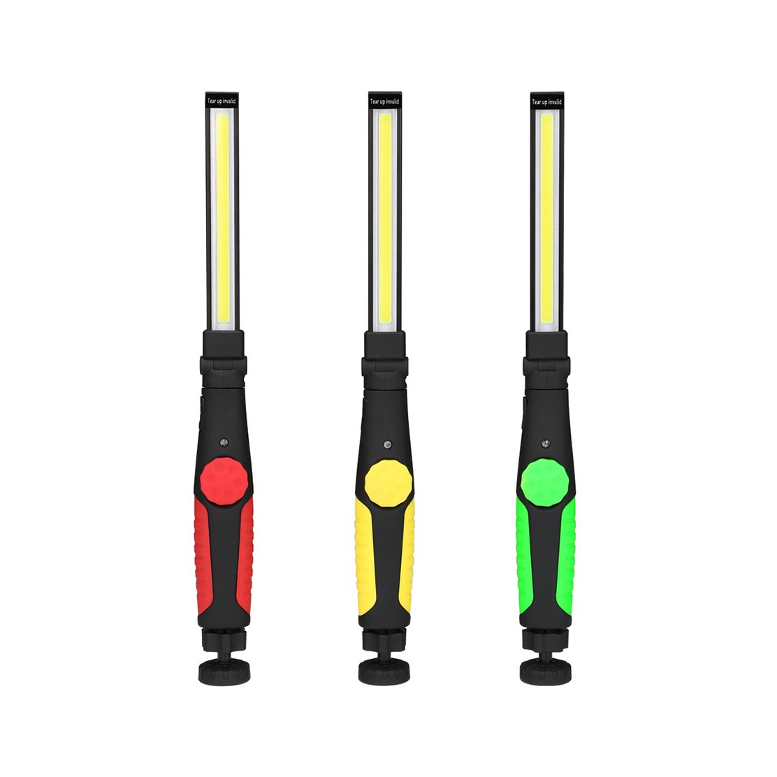 Richall Morden Style Recharger Rechargeable Cob Lamp Tripod Worklight For Truck Oval Led Work Light