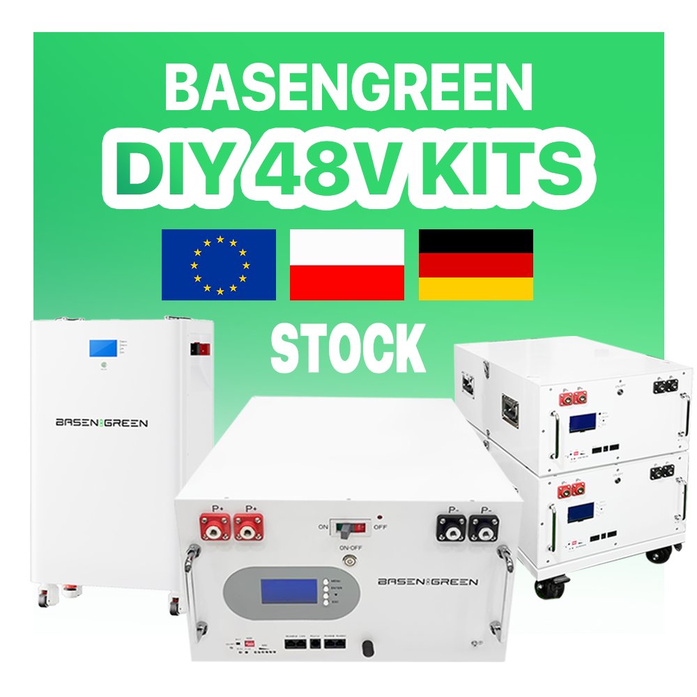 Basengreen DIY Empty Battery Cases Lifepo4 51.2V 48V 280ah 300ah 304ah Battery Box Kit lf280k Diy Kit with Bms For Energy System