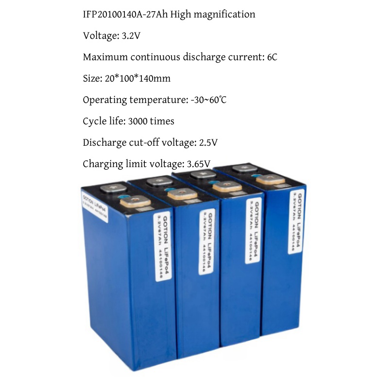 EU Stock DIY Kit with 3.2V 400AH 27AH Lifepo4 48V 27AH Lithium Ion Solar Battery for Submarines Prismatic Battery Cell