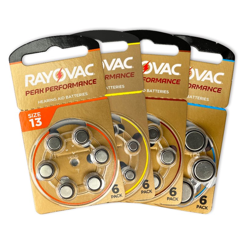 High Quality Long Discharge Rayovac Zinc Air Cic Bte Ite Rie Hearing Aid Use Battery