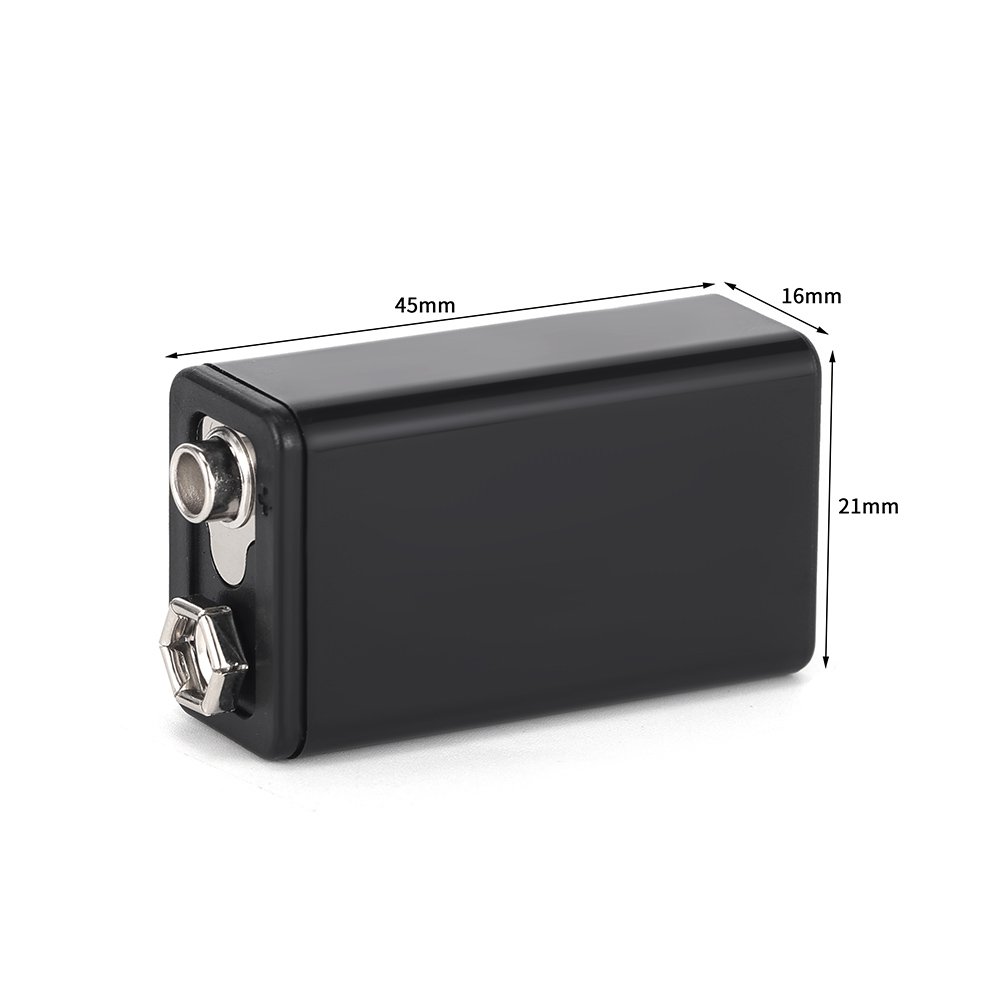 9V Lithium Battery Box Assembly Ultrasonic Case for Battery Accessories