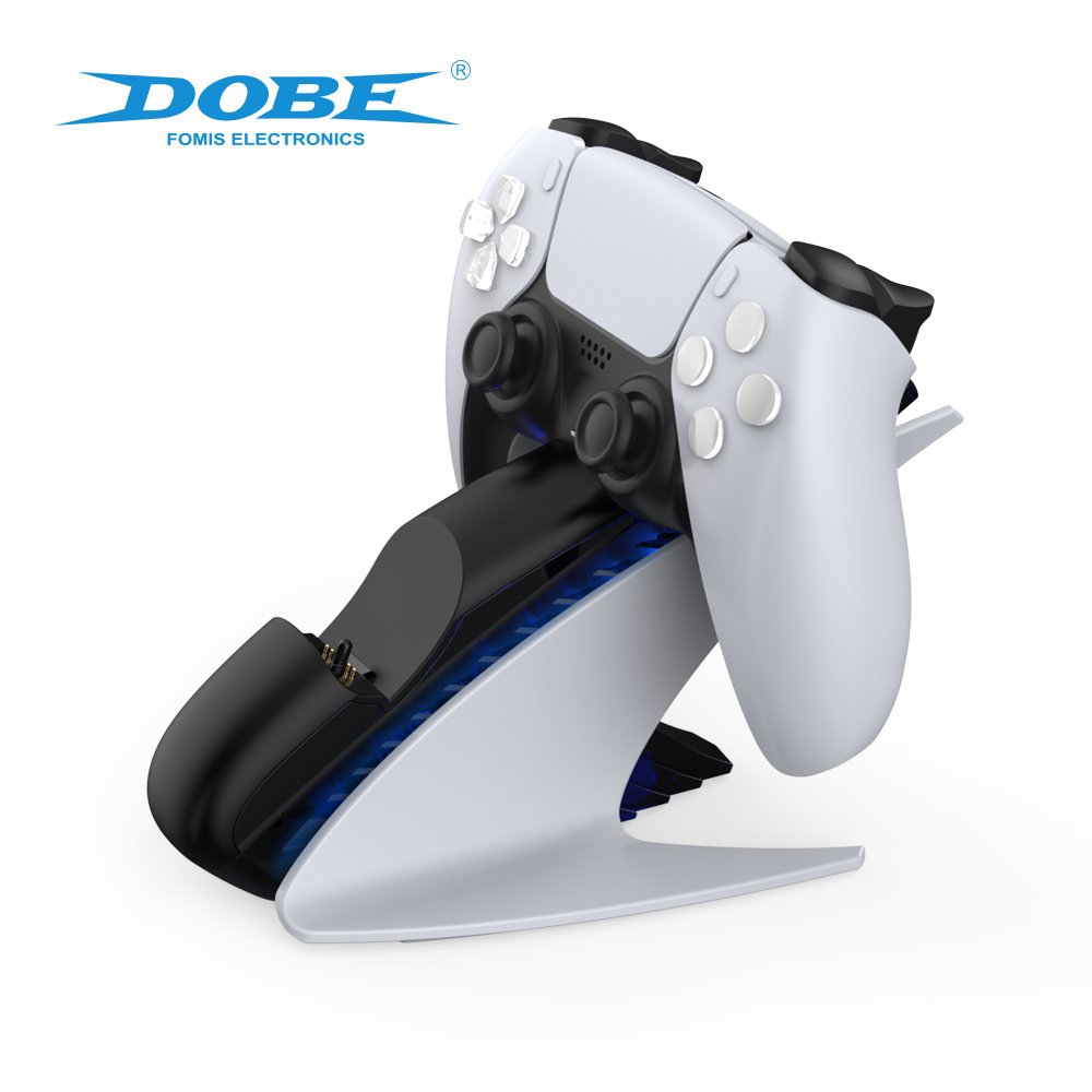 Hot Sale Dual Charger Charging Dock for PS5 Controller with Led Display Light and Technology Special Design Phone Accessories CE