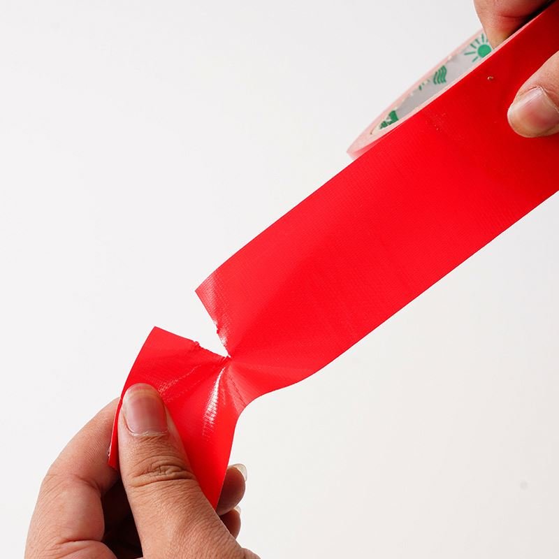 Factory Supply Double Sided Self-Adhesive Cloth Tape Colorful Crepe Paper Hot-Melt Glue Cross Weave Fiber Battery Accessories
