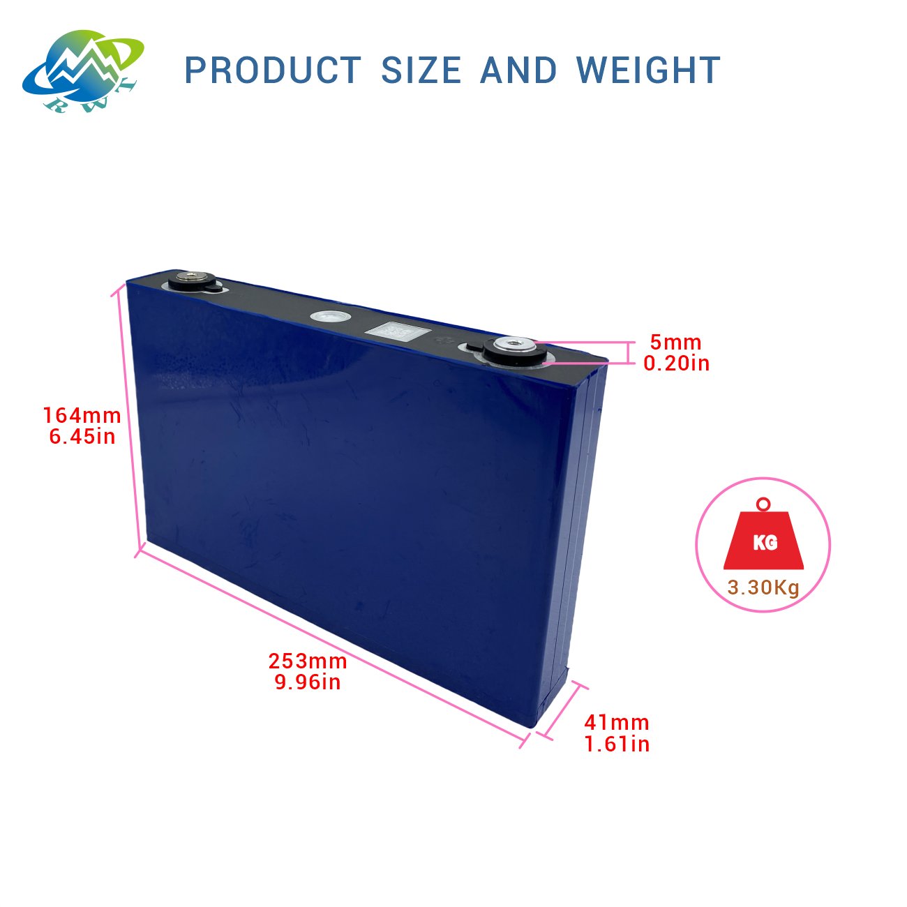 RWT New lithium ion batteries--Genuine Grade A lithium battery cells 3.2v lifepo4 105ah 125ah 160ah li ion battery