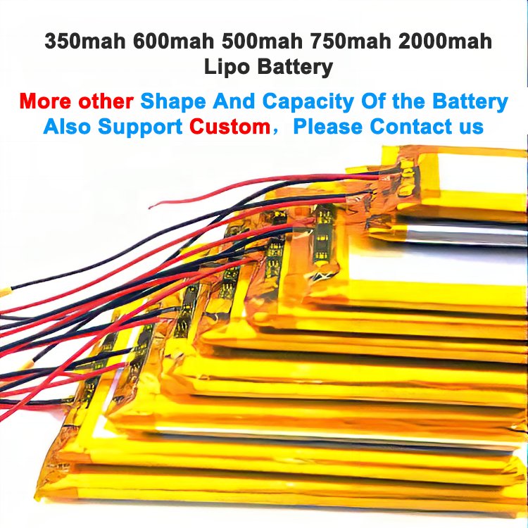 High quality 3.7V 7.4V Lithium ion Polymer Battery Discharge Rechargeable li polymer Lipo Battery for BT headset