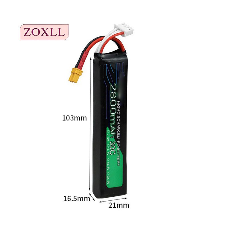 wholesale price 11.1v battery 30C 2800mAh big capacity li-ion battery High rate discharge aircraft accessories toy