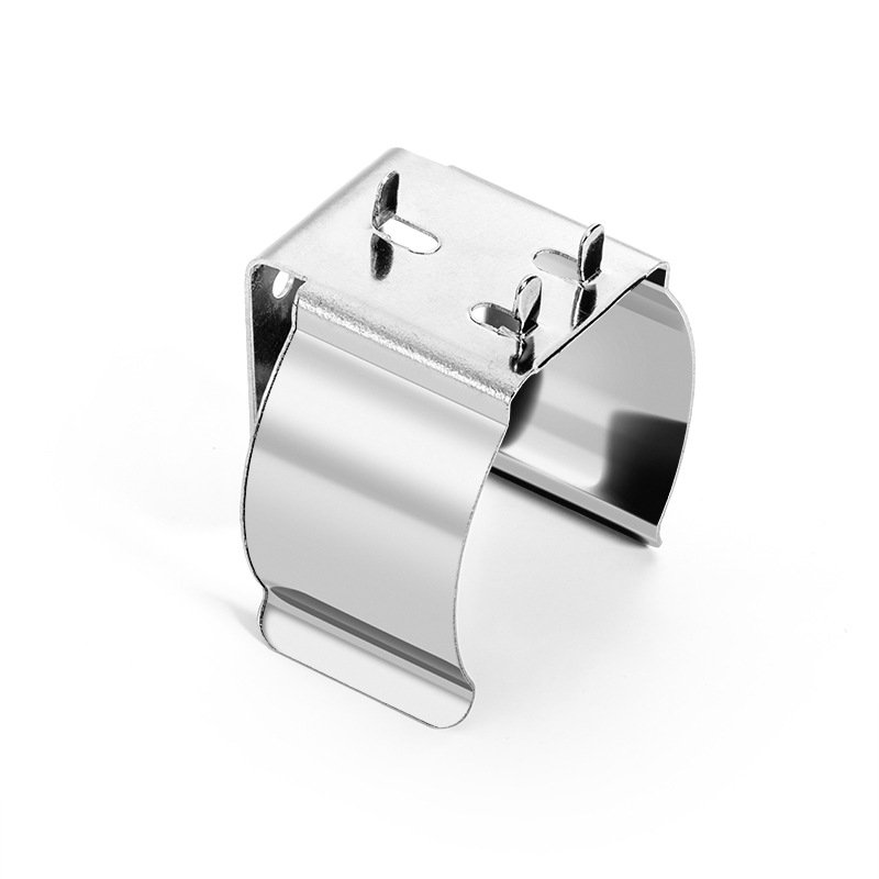 Supplier Wholesale Nickel Plated Steel Battery Clip Stamping Sheet Metal Accessories Battery Clip For E-Truck