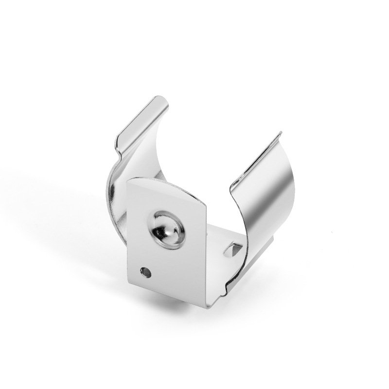 Supplier Wholesale Nickel Plated Steel Battery Clip Stamping Sheet Metal Accessories Battery Clip For E-Truck