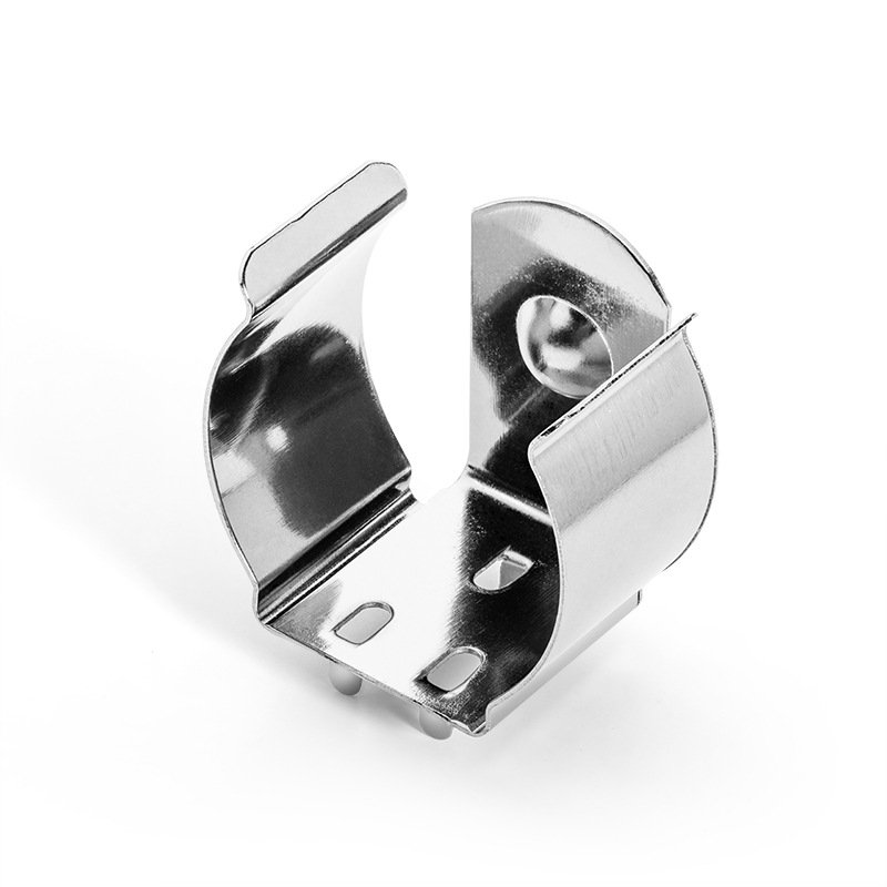 Supplier Wholesale Nickel Plated Steel Battery Clip Stamping Sheet Metal Accessories Battery Clip For E-Truck