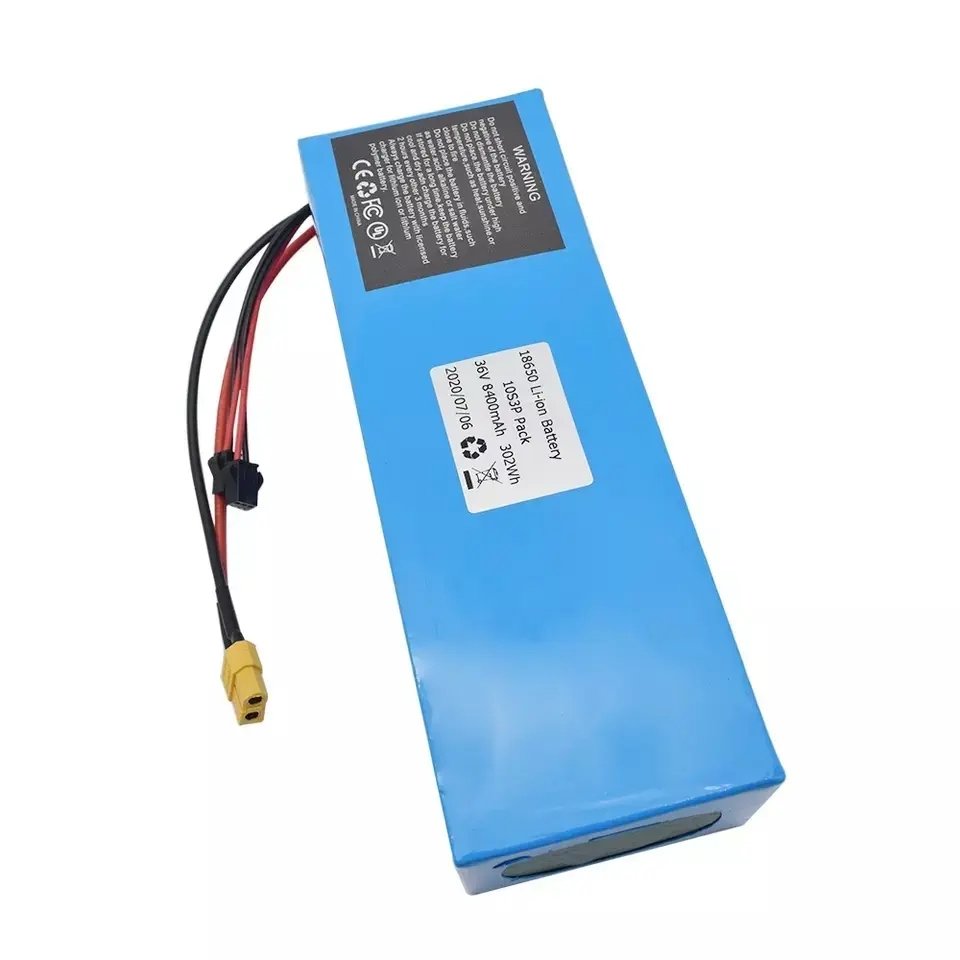 GEB Manufacturer Battery 36V 6Ah 7.8Ah 8.4Ah 9Ah 10Ah 10.5Ah 18650 10S3P Lithium Battery Pack with BMS Mobile Scooter 250W 350W