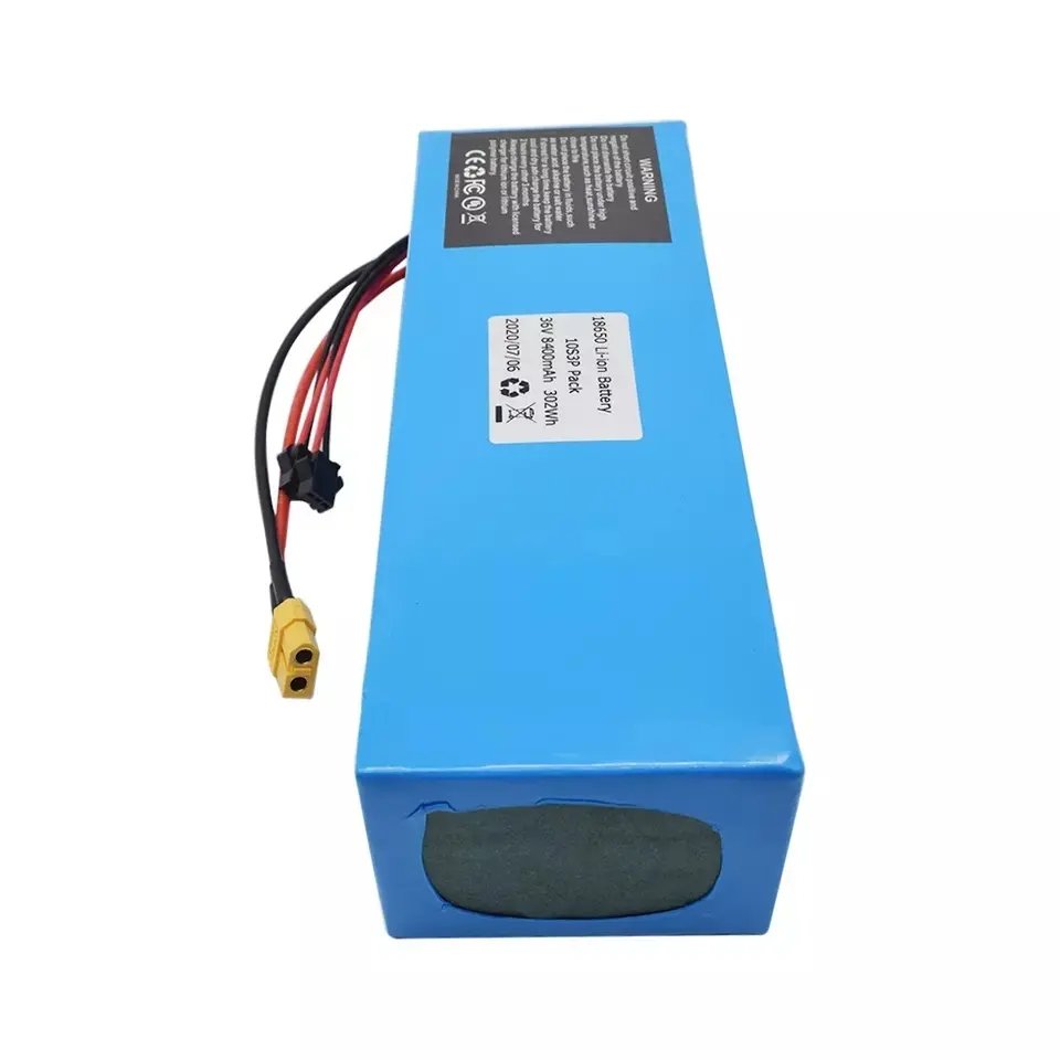 GEB Manufacturer Battery 36V 6Ah 7.8Ah 8.4Ah 9Ah 10Ah 10.5Ah 18650 10S3P Lithium Battery Pack with BMS Mobile Scooter 250W 350W