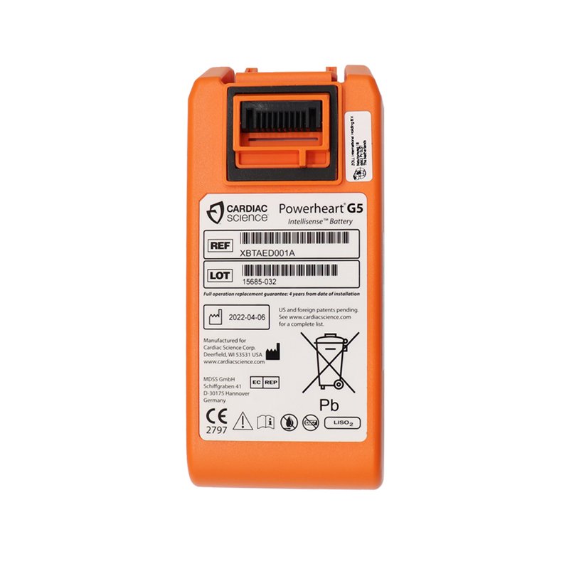 CARDIAC SCIENCE Powerheart AED G5 Defibrillation Battery XBTAED001A