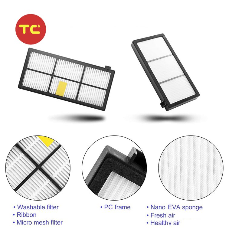 Main Side Roller Brush Vacuum Cleaner Filter Combo for iRobot Roombas Spare Parts 800 900 Series 805 860 870 871 880 890 960 980