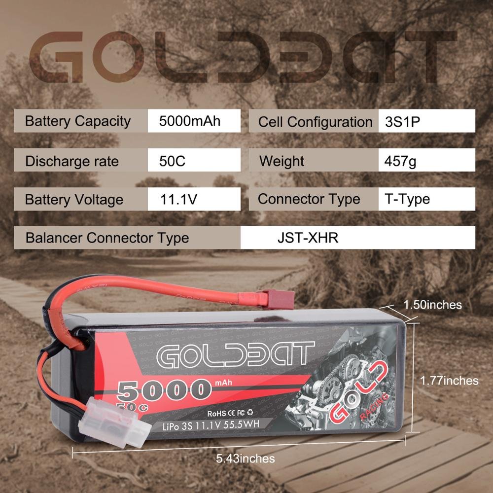 5000mah lipo 50C Li-polymer high c rate RC Battery 3S 6S LiPo 111wh