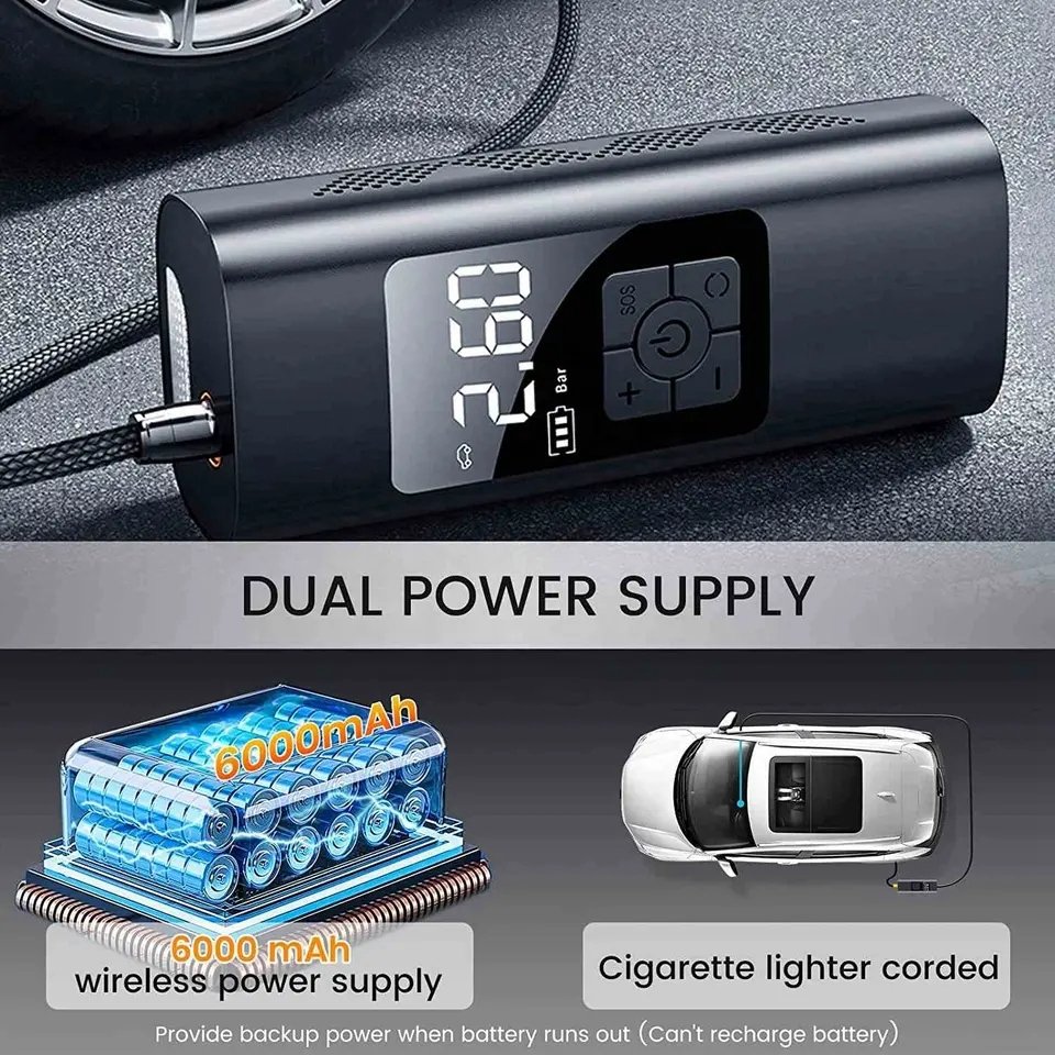 Professional 12v Compressor Inflator Car Accessories are Available Tyre Digital Screen Inflator Electric Air Car Tire Inflators