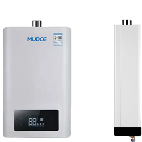 Cheap price 13L 35W fast heating digital LED touch screen display pure white tankless gas water heater for hotel family