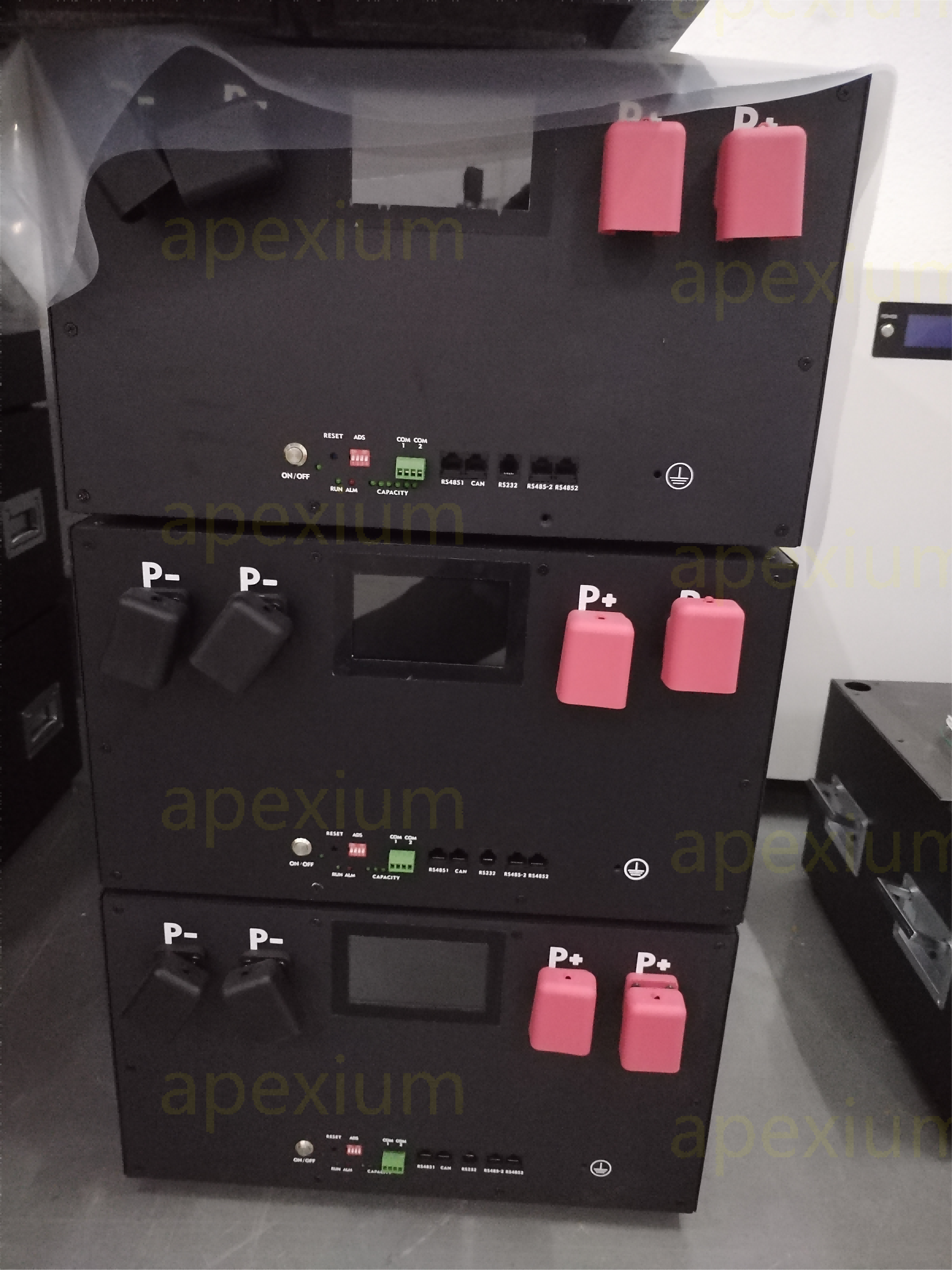 Apexium 16s Diy Kits 10kwh 15kwh Lifepo4 Battery Case With JK16S 200A BMS for 230Ah 280Ah Lifepo4 Akkus JK BMS Battery Box