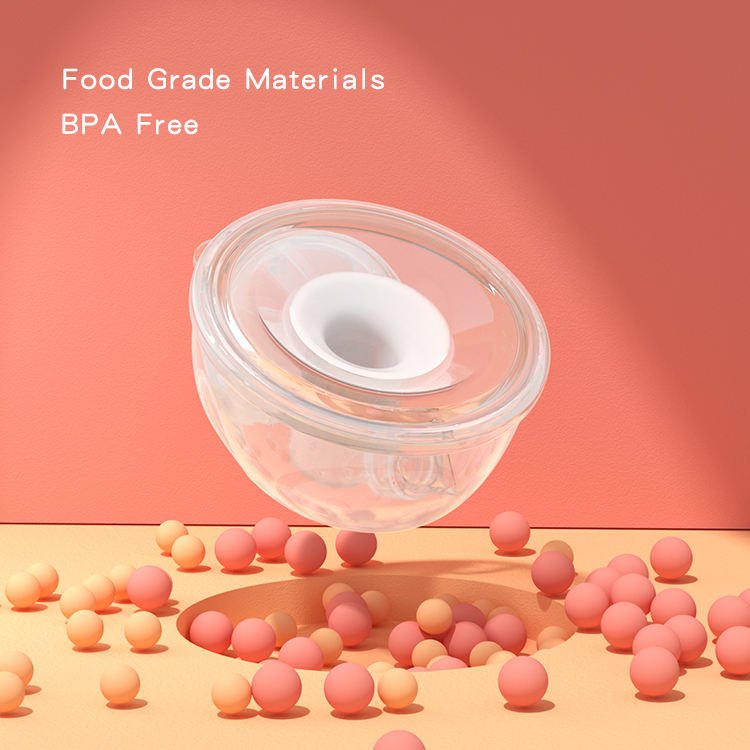 Anlykiss Hot Selling Breast Pump Accessory Bilateral Storage Bowl Silicone BPA Free, 150ml/5oz Large Capacity
