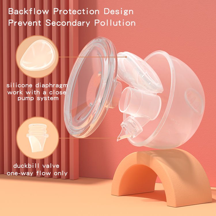Anlykiss Hot Selling Breast Pump Accessory Bilateral Storage Bowl Silicone BPA Free, 150ml/5oz Large Capacity